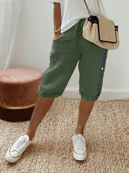 Pantaloncini corti in cotone da donna