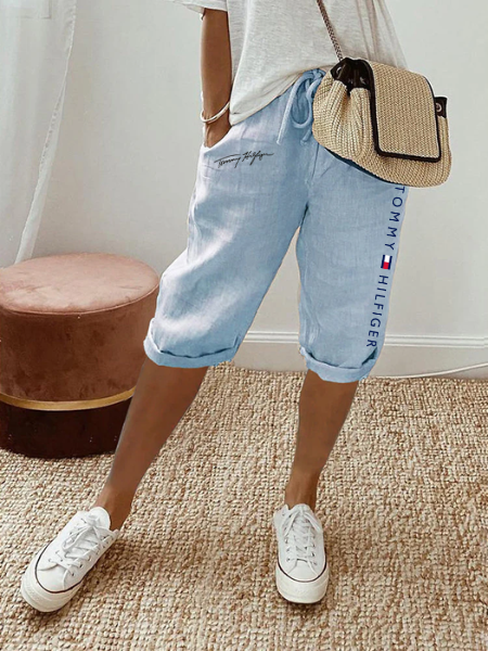 Pantaloncini corti in cotone da donna