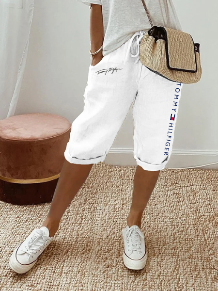Pantaloncini corti in cotone da donna
