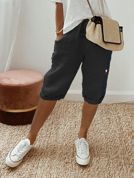 Pantaloncini corti in cotone da donna