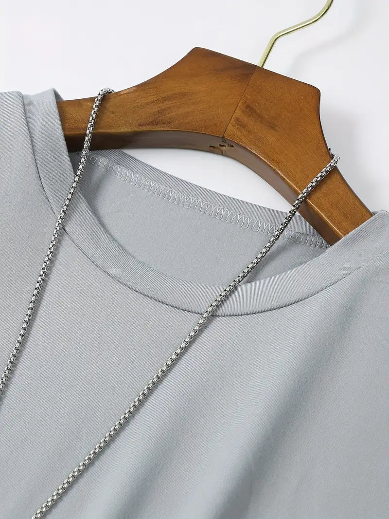 Blake - T-Shirt Base da Uomo per Comfort Quotidiano
