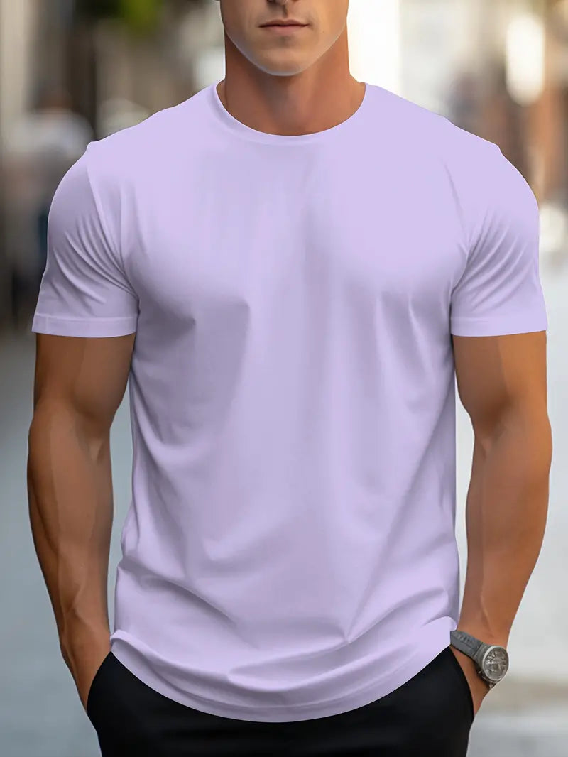 Blake - T-Shirt Base da Uomo per Comfort Quotidiano