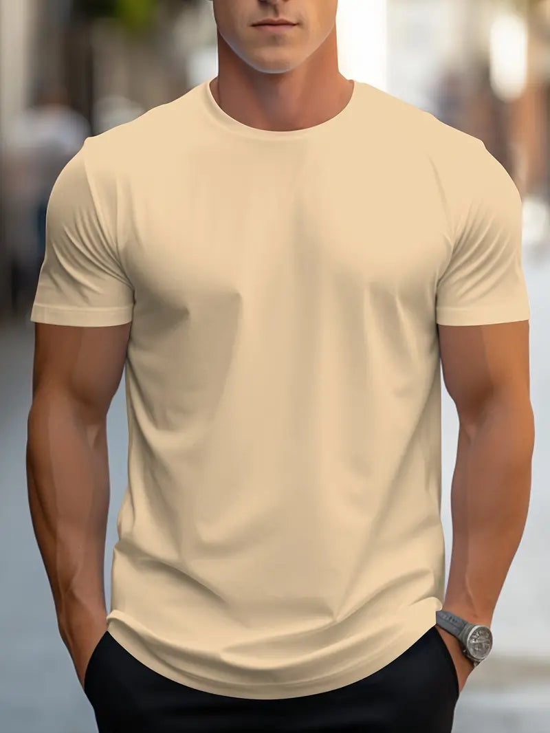 Blake - T-Shirt Base da Uomo per Comfort Quotidiano