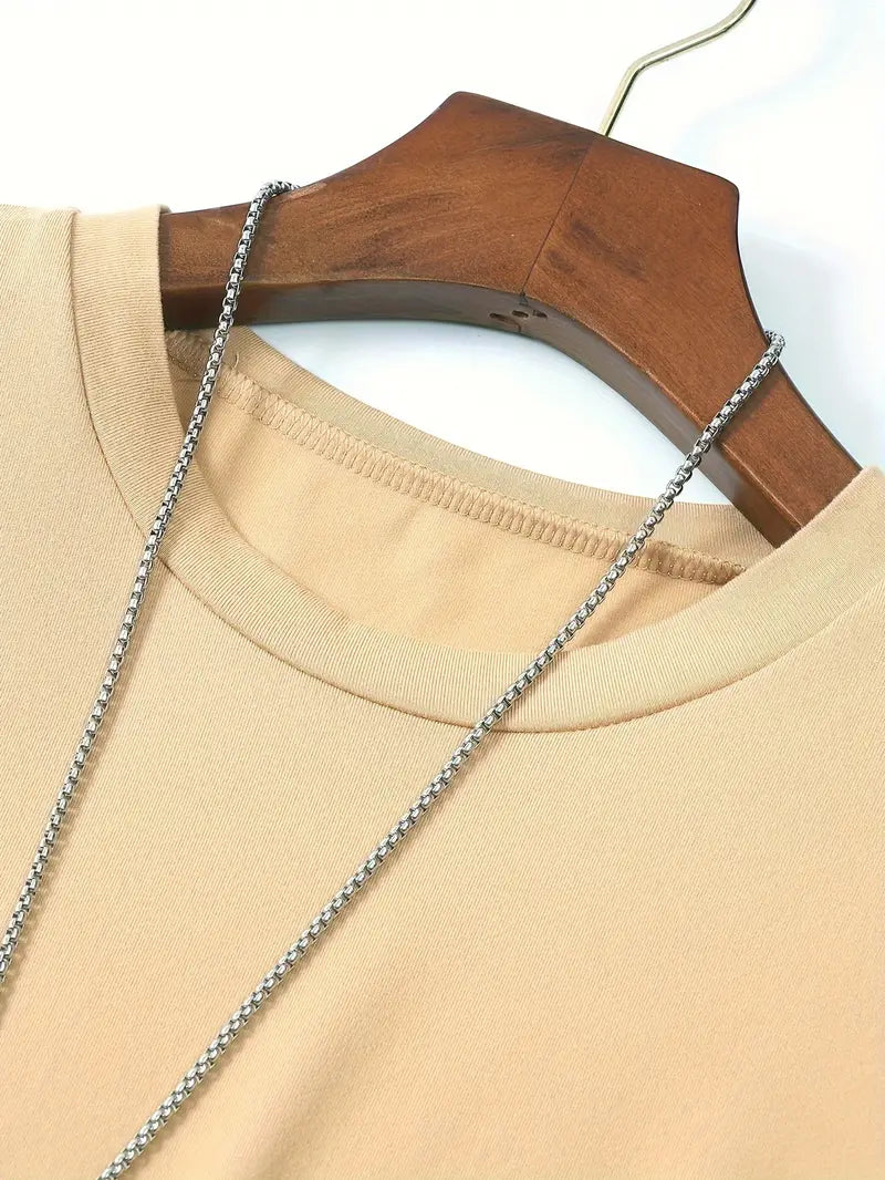 Blake - T-Shirt Base da Uomo per Comfort Quotidiano