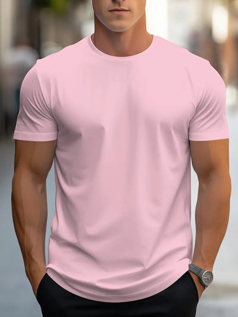 Blake - T-Shirt Base da Uomo per Comfort Quotidiano