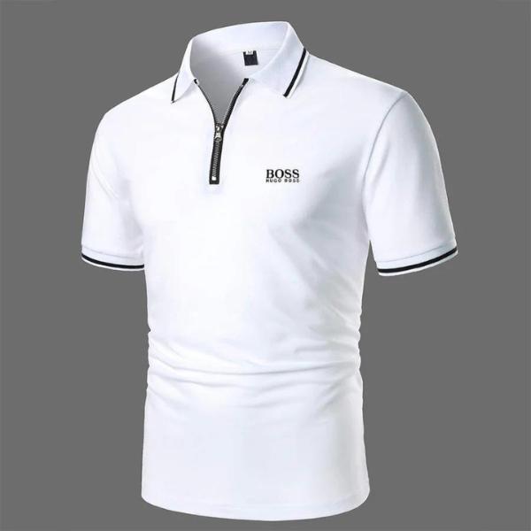 Polo con cerniera