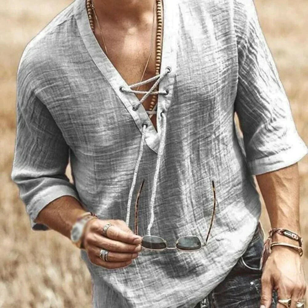 Glen - Camicia Casual in Lino
