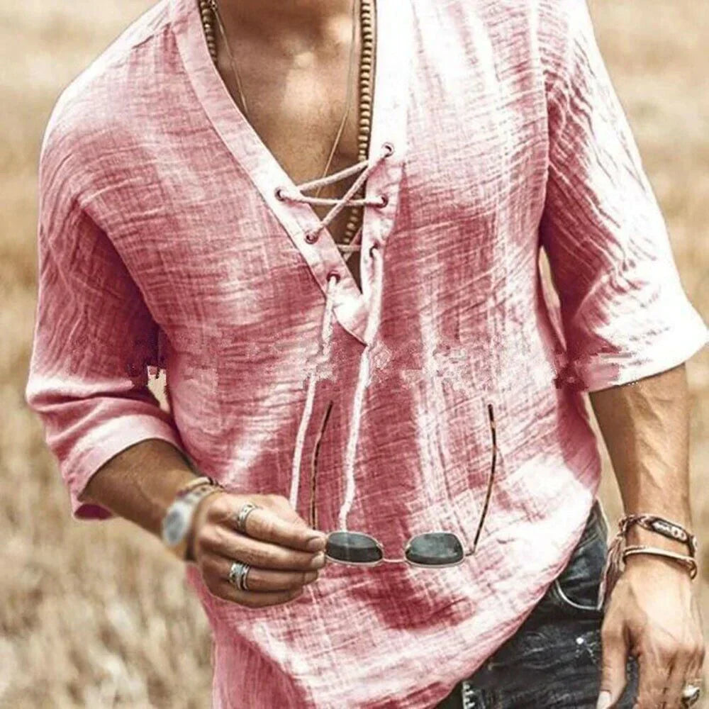 Glen - Camicia Casual in Lino